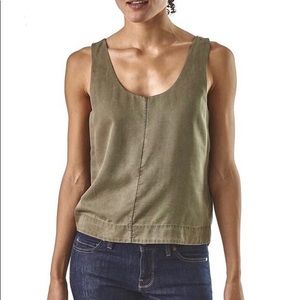 Olive Green Recircle Patagonia Tank